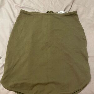 Small green skirt